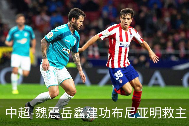 中超-魏震岳鑫建功布尼亚明救主 玉昆4分钟连扳两球2-2海港