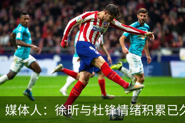 媒体人：徐昕与杜锋情绪积累已久 前者未来很难再真正回到广东队